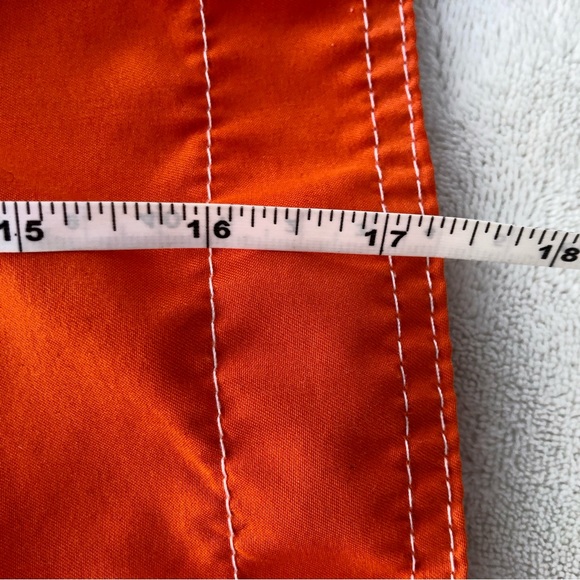 LANESBORO Swim Trunks Orange White Sz. Extra Large - Picture 5 of 7